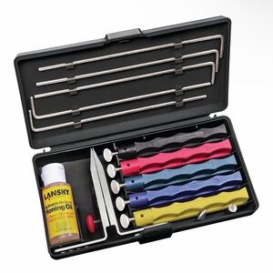 Lansky Sharpeners Controlled Angle Sharpening System Deluxe Knife
Sharpening Kit
